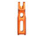 Presma Skeletonized Rear Pistol Grip, Orange [GP30-O]