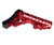 Presma Skeletonized Mil-Spec Stock Assembly - Red [A25K-R]