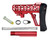 Presma Skeletonized Mil-Spec Stock Assembly - Red [A25K-R]