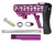 Presma Skeletonized Mil-Spec Stock Assembly - Purple [A25K-PUR]