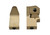 Front & Rear 45 Degree Offset Backup Sights - Polymer - Tan [MAFRS02-T]