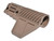 Presma Fixed Polymer Fixed Stock - Fits AR Pistol Buffer Tubes -  Tan [AAST18-T]