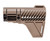 Presma Fixed Polymer Fixed Stock - Fits AR Pistol Buffer Tubes -  Tan [AAST18-T]