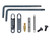 Aftermarket Smith & Wesson M&P 15-22 Non Rotating Trigger and Hammer Pin and Plate Kit, with Anti Walk Pin and Retainer Plates (Choice of colors) ATWP02 series