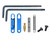 Aftermarket Smith & Wesson M&P 15-22 Non Rotating Trigger and Hammer Pin and Plate Kit, with Anti Walk Pin and Retainer Plates (Choice of colors) ATWP02 series