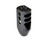 1/2x28 Muzzle Brake for 9mm - Steel - Black [MZ-07-10-B]