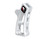 Presma Featureless Skeletonized Rear Pistol Grip, Silver [GP32-S]