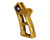 Presma Featureless Skeletonized Rear Pistol Grip, Gold [GP32-GDL]