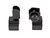 AR Flip-up Backup Sights SET, Aluminum, Black [MFLFS02+MFLRS01]