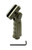 Tactical 5 Position Folding Foregrip, Green