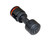 Push Button Safety for 223/308 with Pin and Spring, Black Carbon Steel