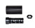 1/2"x28 Muzzle Brake for 223/5.56, Blast Forwarding Sound Redirect, Steel, Black [MZ-04-01-B]