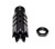 1/2x28 Tactical Competition Grade Muzzle Brake, Steel with Black Phosphate Finish - AR-15 (MZ-05-01-B)