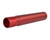 AR-15 Pistol Buffer Tube, 7.3", 1 Piece Construction Red Anodized [ASBT10A-R]