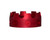 Aluminum Castle Nut for AR .223/5.56/.308 Buffer Tube Receiver End Plates, Red