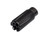 1/2x28 Competition Grade Muzzle Brake Recoil Compensator for .223/5.56 NATO, Steel with Black Knurled Phosphate finish [MZ-08-01-B]