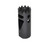 1/2x28 Competition Grade Muzzle Brake Recoil Compensator for .223/5.56, Steel, Gun Metal Black