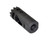 1/2x28 Competition Grade Muzzle Brake Recoil Compensator for .223/5.56, Steel, Gun Metal Black