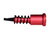 223/5.56/.308 Forward Assist Assembly, 6082 Anodized Aluminum, Red