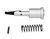 223/5.56/.308 Forward Assist Assembly, 6082 Anodized Aluminum, Silver