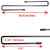 Safe Shelf Handgun Hangers - Set of 4  [PTHG]