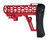 Presma Skeletonized 223/5.56/308 Buttstock for 6 Position Mil-Spec Tube, Red Anodized Aluminum. With Pad [AAST25-R]