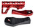 Presma Skeletonized 223/5.56/308 Buttstock for 6 Position Mil-Spec Tube, Red Anodized Aluminum. With Pad [AAST25-R]