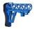 Presma Skeletonized 223/5.56/308 Buttstock for 6 Position Mil-Spec Tube, Blue Anodized Aluminum. With Pad [AAST25-BL]