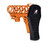 Presma Skeletonized 223/5.56/308 Buttstock for 6 Position Mil-Spec Tube, Orange Anodized Aluminum. With Pad [AAST25-O]