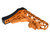 Presma Skeletonized 223/5.56/308 Buttstock for 6 Position Mil-Spec Tube, Orange Anodized Aluminum. With Pad [AAST25-O]