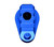 Aluminum Bufferless Stock Adapter Picatinny Rail End Cap and QR Hole, Dark Blue [PSAP02-DBL]