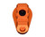 Aluminum Bufferless Stock Adapter Picatinny Rail End Cap and QR Hole, Orange