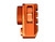 Aluminum Bufferless Stock Adapter Picatinny Rail End Cap and QR Hole, Orange