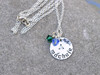 Máthair (Mother in Gaelic) Hand-Stamped Sterling Silver Necklace 