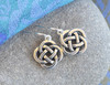 Open Celtic Knot (Larger Size) Silver Earrings Open Celtic Knot (Larger Size) Silver Earrings