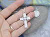 Clonmacnoise Sterling Silver Celtic Cross 