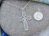 Clonmacnoise Sterling Silver Celtic Cross 