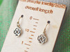 Ashford Yellow Bronze Open Celtic Knot Earrings