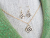 Ashford Yellow Bronze Open Celtic Knot Pendant Necklace Ashford Yellow Bronze Open Celtic Knot Pendant Necklace