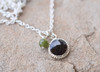 Petite Irish Earth Beaded Pendant Necklace
