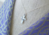 The Emmery Classic Celtic Cross Sterling Silver Necklace-Small Size