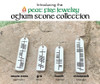 The Ogham 'Laoch' Warrior Stone Sterling Silver Necklace