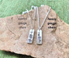 The Ogham 'Laoch' Warrior Stone Sterling Silver Necklace