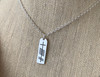The Ogham 'Grá' Love Stone Sterling Silver Necklace