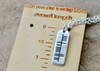 The Ogham 'Dochas' Hope Stone Sterling Silver Necklace