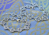 Shores of Dingle Solid Sterling Silver Celtic Knot Bracelet- Small knots
