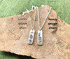 The Ogham 'Máthair' Mother Stone Sterling Silver Necklace