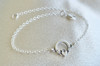Irish Claddagh Sterling Silver Bracelet