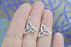 Petite Classic Trinity Knot Sterling Silver Earrings
