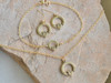 Irish Claddagh Yellow Bronze and Gold Filled Bracelet